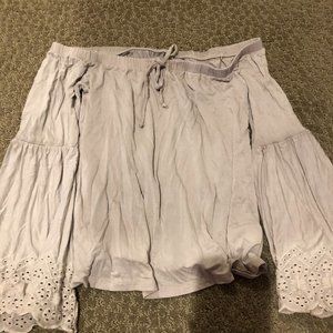 Flowy Off-Shoulder American Eagle Top